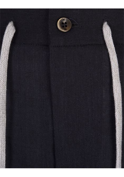 Pantaloni Soft In Techno Lana Blu PT TORINO | TSCNZA0CL1-BB580360